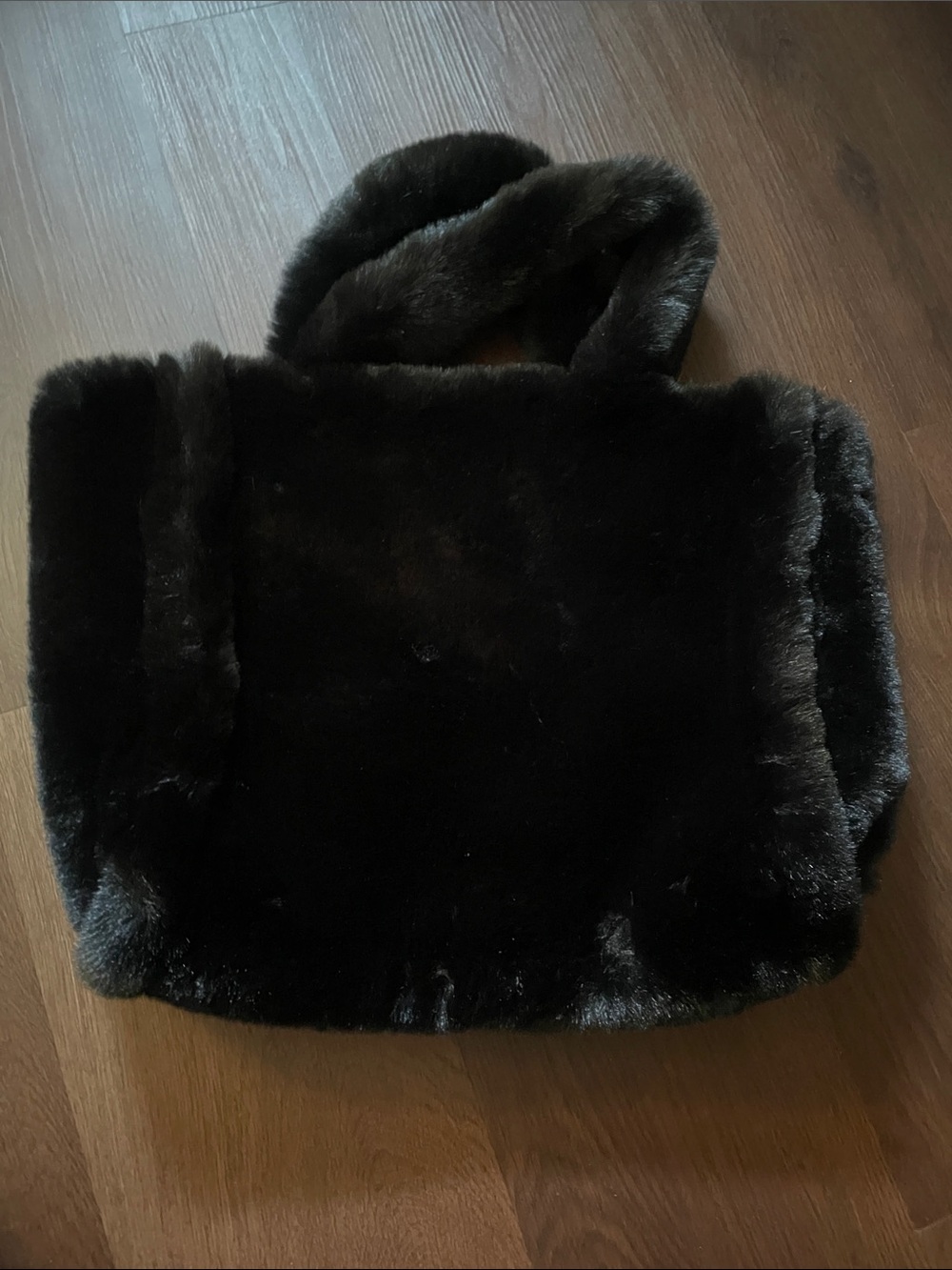 Faux fur bag